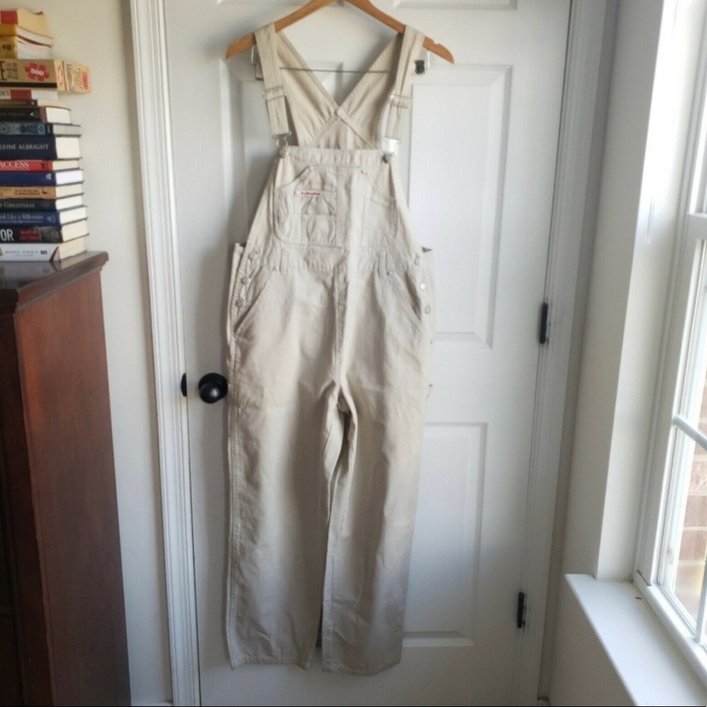 Vintage khaki overalls no boundaries